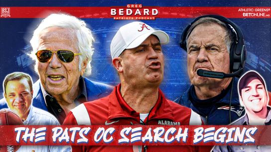 .@athleticgreens Podcast & Video: Bedard Patriots Pod - Latest on Pats' coaching search taken at BSJ Headquarters (Patriots)